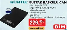 KUMTEL MUTFAK BASKÜLÜ CAM